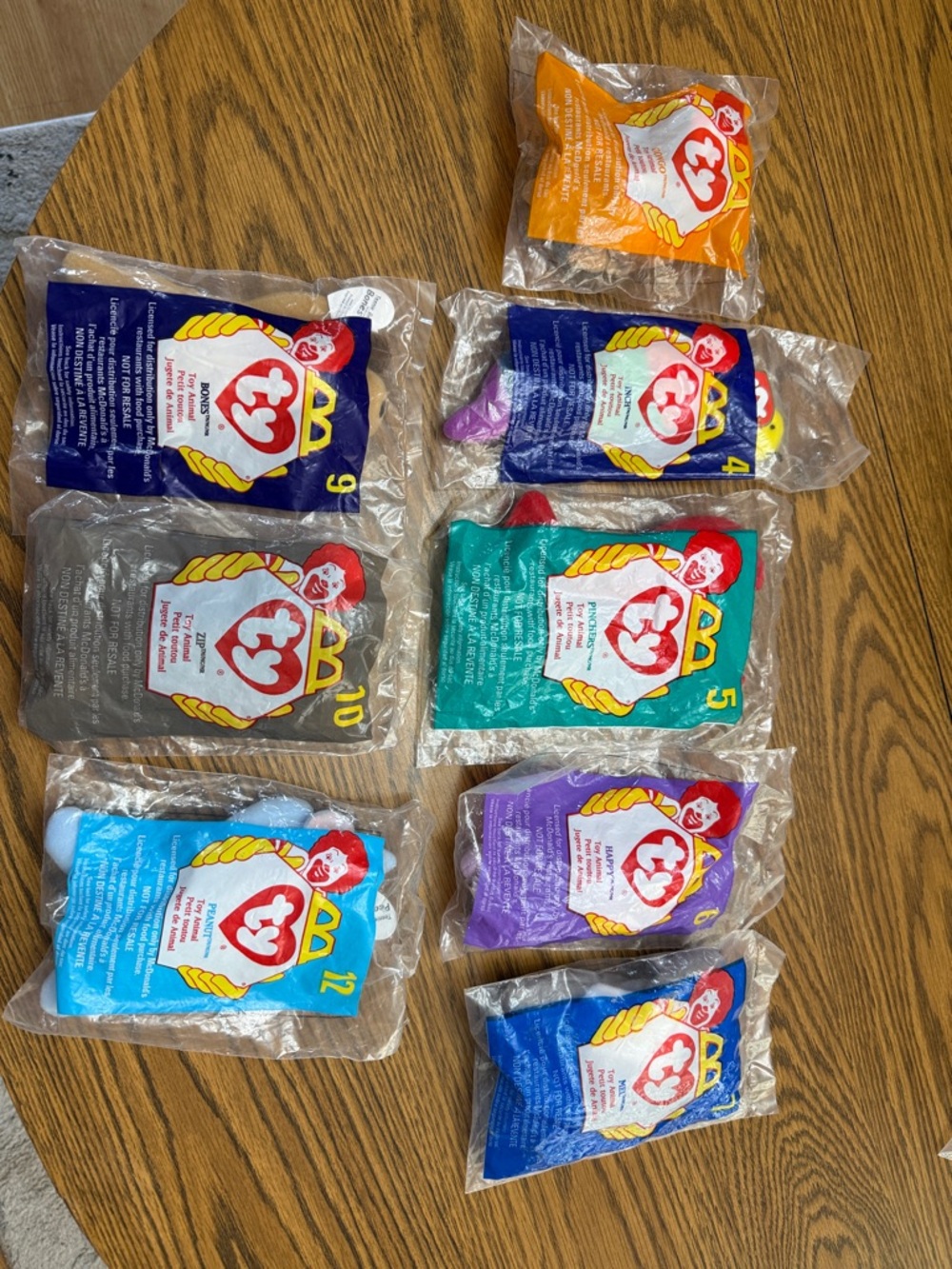 Ty Beanie Babies McDonald's Teenie Beanies Lot - Multi Color